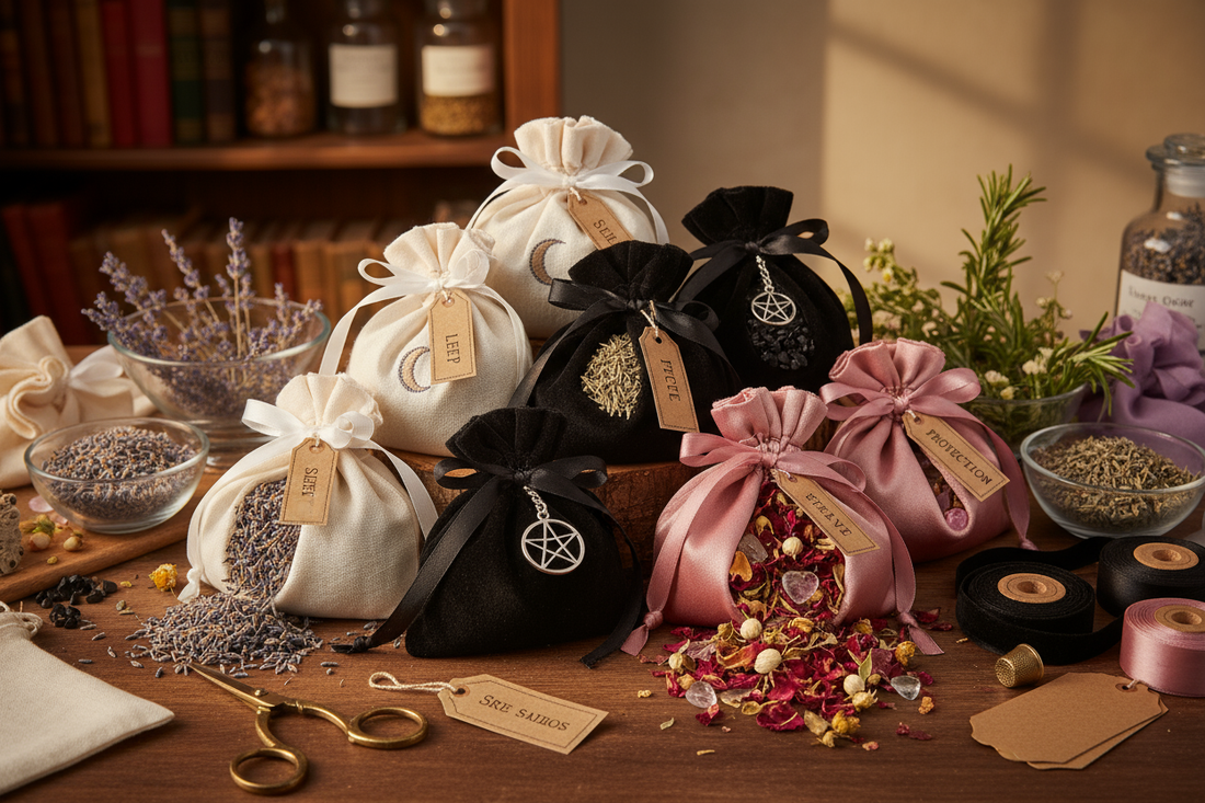 Herbal Sachets: Sleep, Protection & Love Recipes