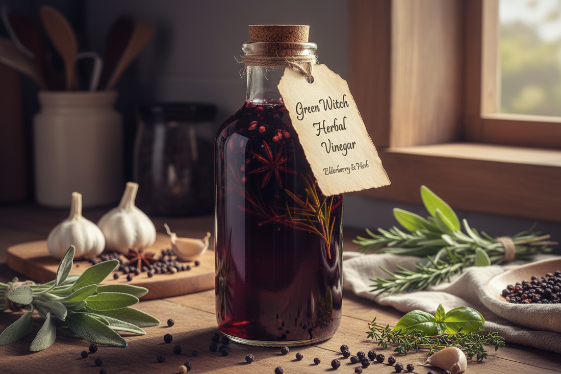 Herbal Vinegar: Preservation, Kitchen Magic & Medicinal Preparations