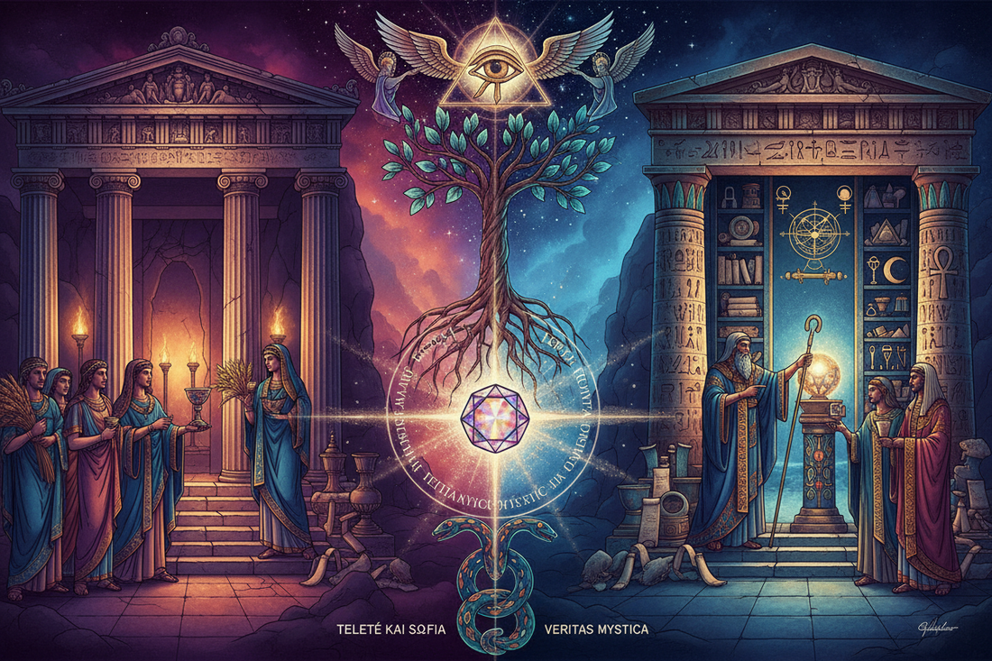 Hermetic vs Greek Mysteries: Initiation Paths