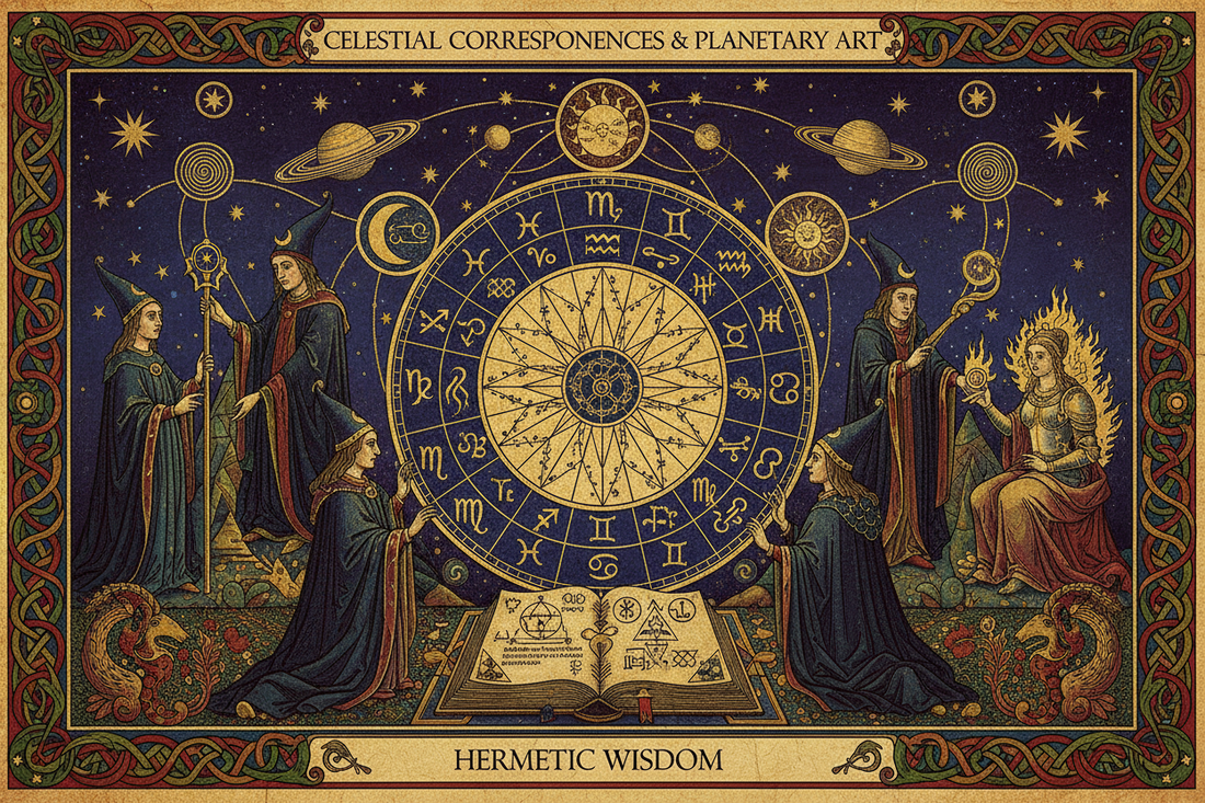 Hermeticism Astrology Celestial Correspondences - Nicole's ritual universe