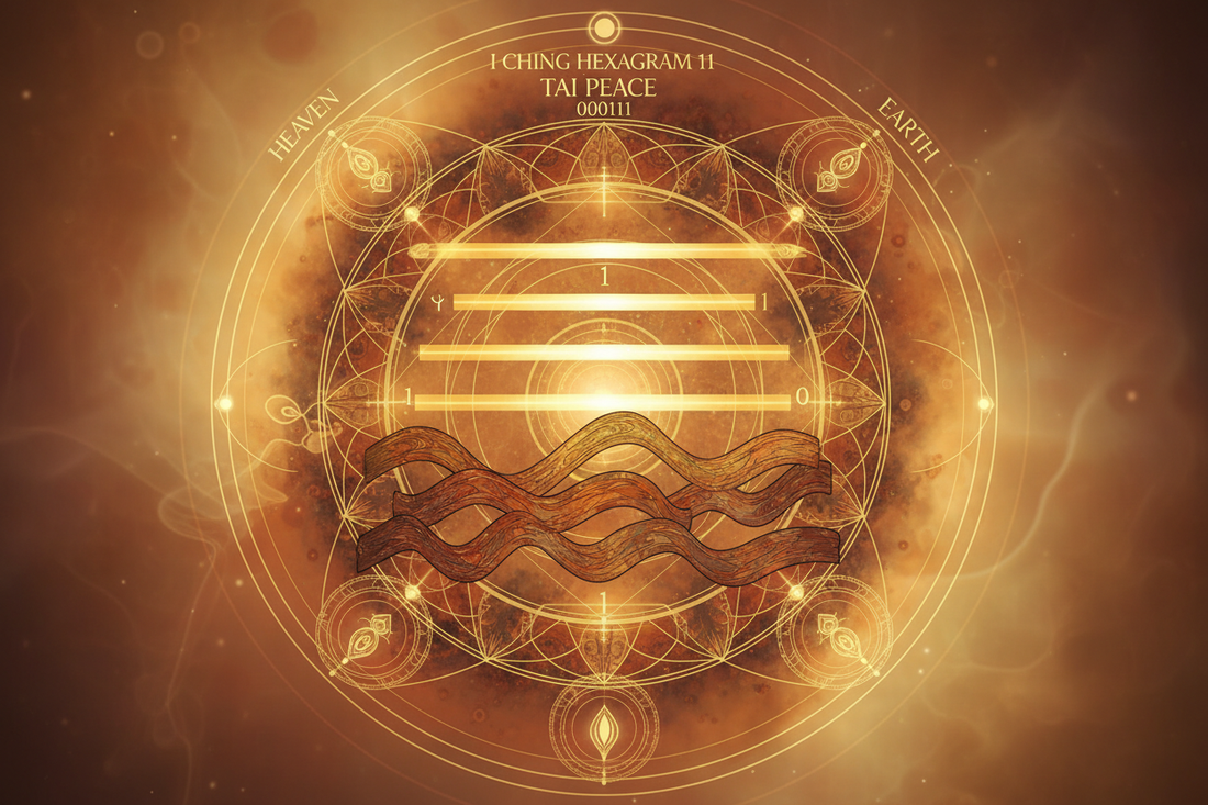 Hexagram 11: Tai (Peace, 泰) - Harmony and Prosperity