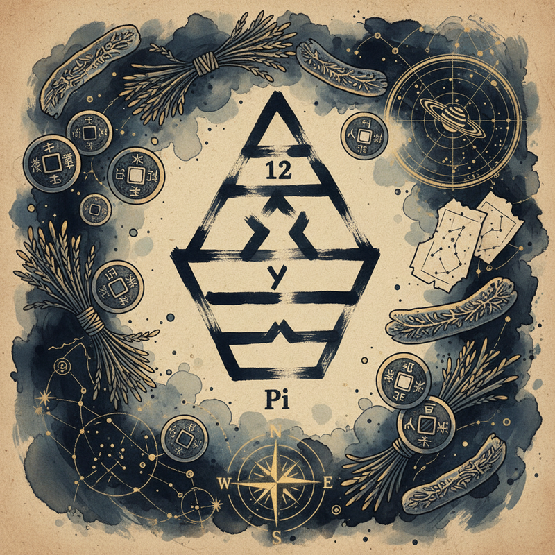 Hexagram 12 Pi - Complete Guide Part 3: Divination Guide — How to Read Pi in Practice