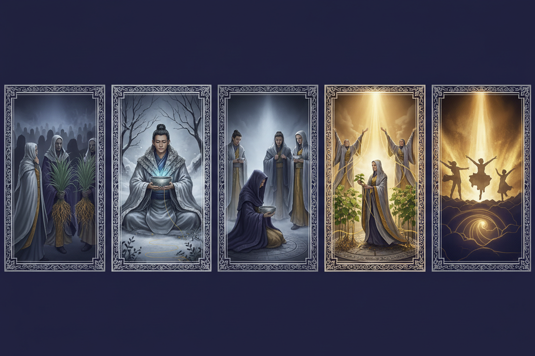 Hexagram 12 Pi - Complete Guide Part 2: The Six Lines and the Stages of Standstill