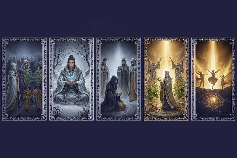 Hexagram 12 Pi - Complete Guide Part 2: The Six Lines and the Stages of Standstill
