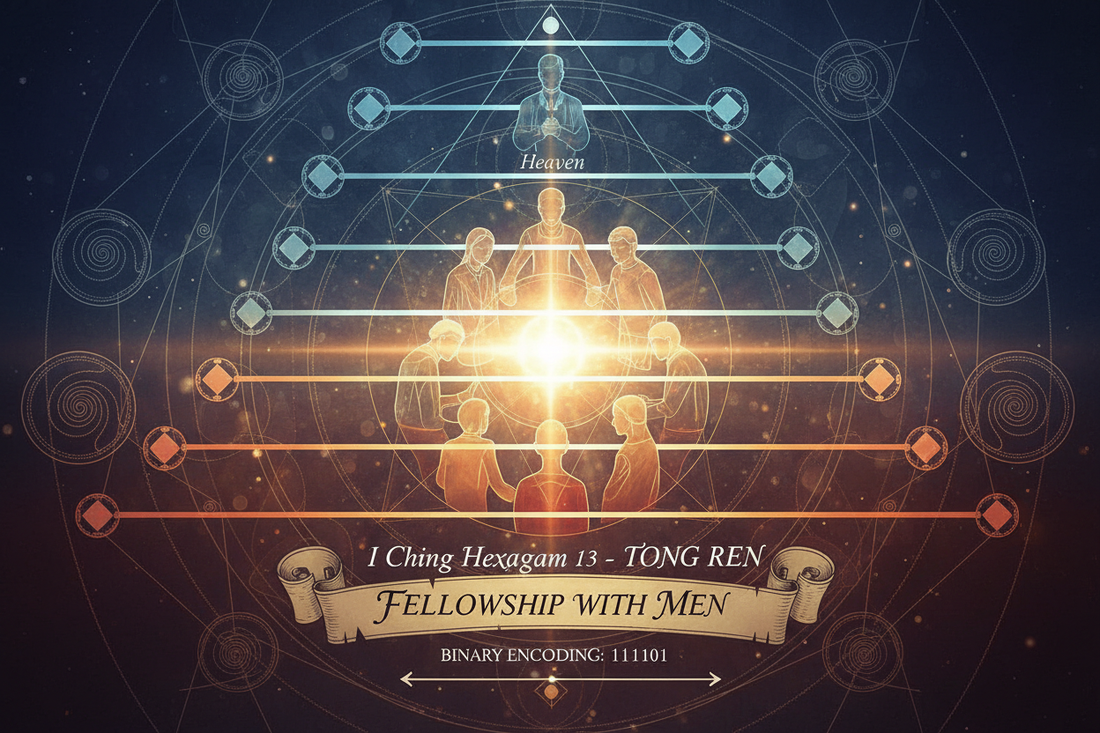 Hexagram 13: Tong Ren (Fellowship with Men, 同人) - Unity Through Shared Purpose - Nicole's ritual universe