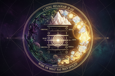 Hexagram 18: Gu (Work on What Has Been Spoiled, 蠱) - Repair and Renewal