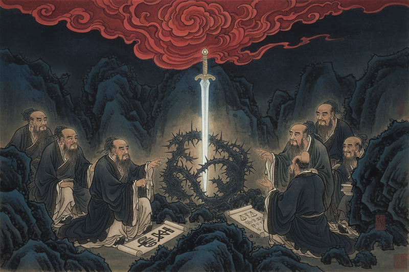 Hexagram 21 Shi He - Complete Guide Part 4: Philosophy — Biting Through in Confucian, Taoist, and Political Thought
