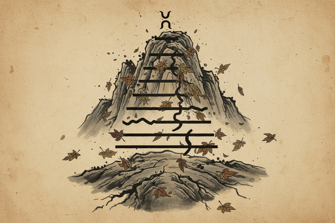 Hexagram 23 Bo - Complete Guide Part 1: The Symbol and Structure of Splitting Apart