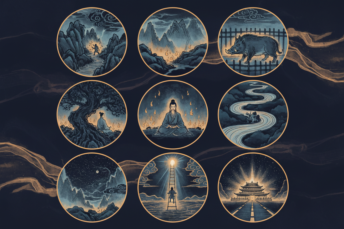 Hexagram 26 Da Xu - Complete Guide Part 2: The Six Lines and the Stages of Great Accumulation