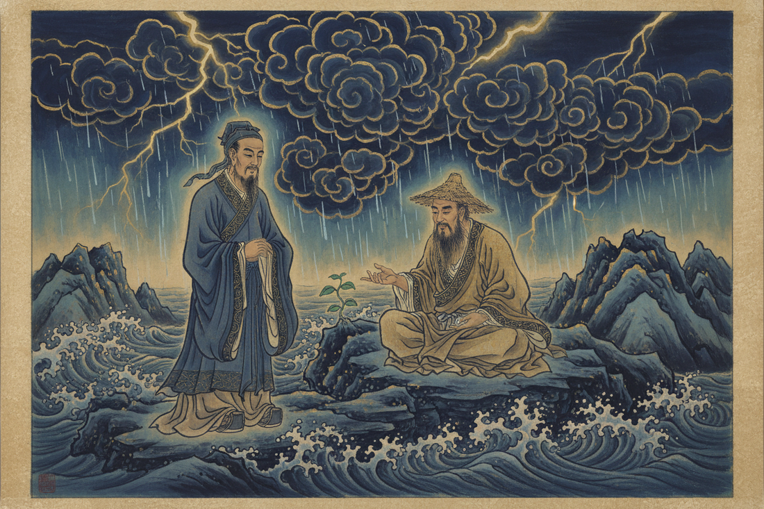 Hexagram 3 Zhun - Complete Guide Part 4: Philosophy of Difficult Beginnings in Confucian and Taoist Thought