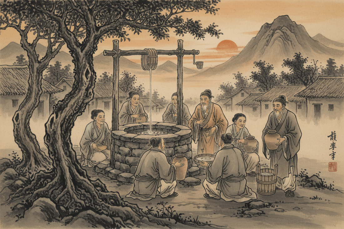 Hexagram 48 Jing - Complete Guide Part 4: Philosophy — The Well in Confucian, Taoist, and Commons Thought