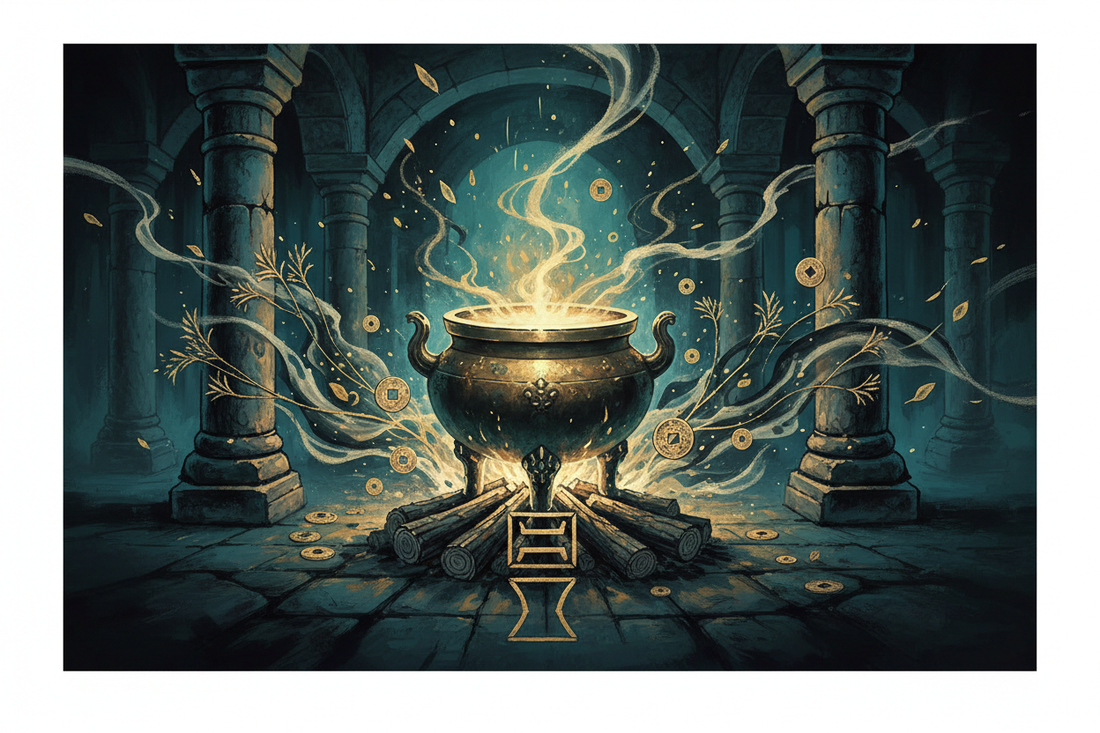 Hexagram 50 Ding - Complete Guide Part 3: Divination Guide — How to Read The Cauldron in Practice