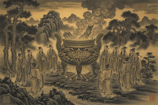 Hexagram 50 Ding - Complete Guide Part 4: Philosophy — The Cauldron in Confucian, Taoist, and Alchemical Thought