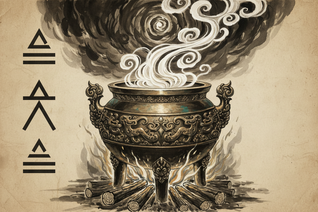 Hexagram 50 Ding - Complete Guide Part 1: The Symbol and Structure of The Cauldron