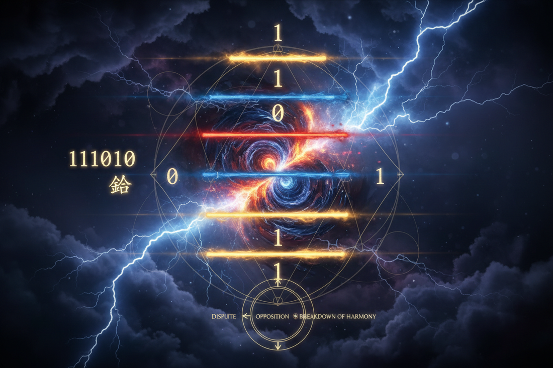 Hexagram 6: Song (Conflict, 讼) - Dispute and the Breakdown of Harmony