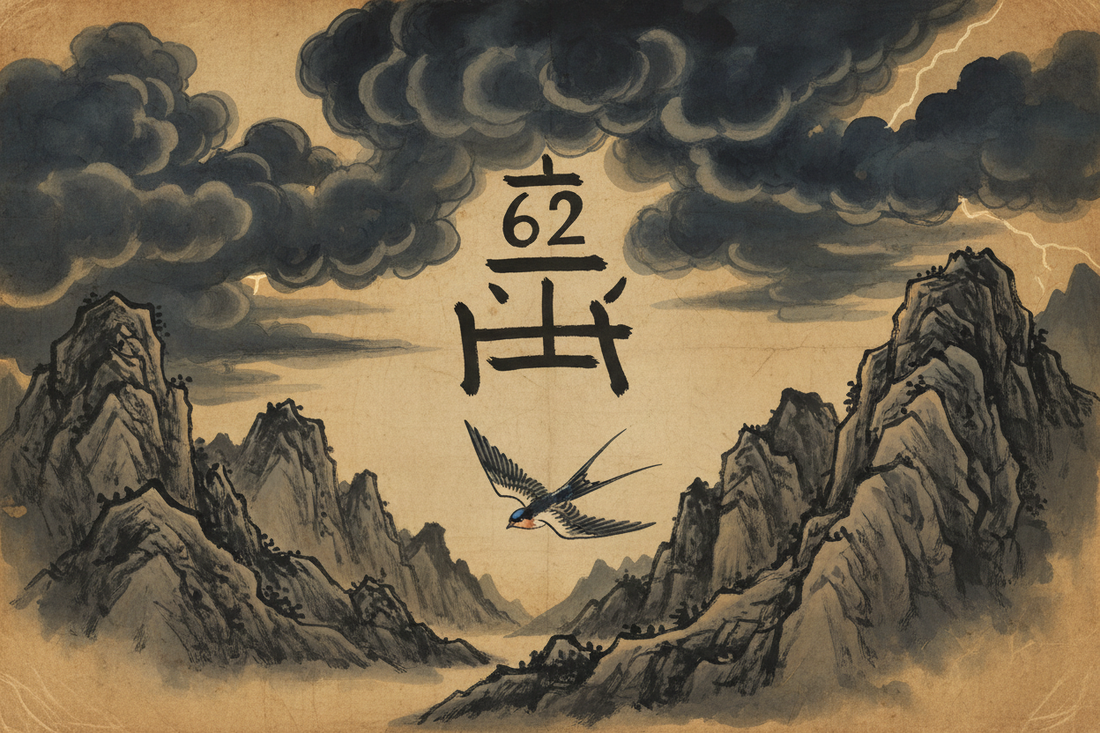 Hexagram 62 Xiao Guo - Complete Guide Part 1: The Symbol and Structure of Preponderance of the Small