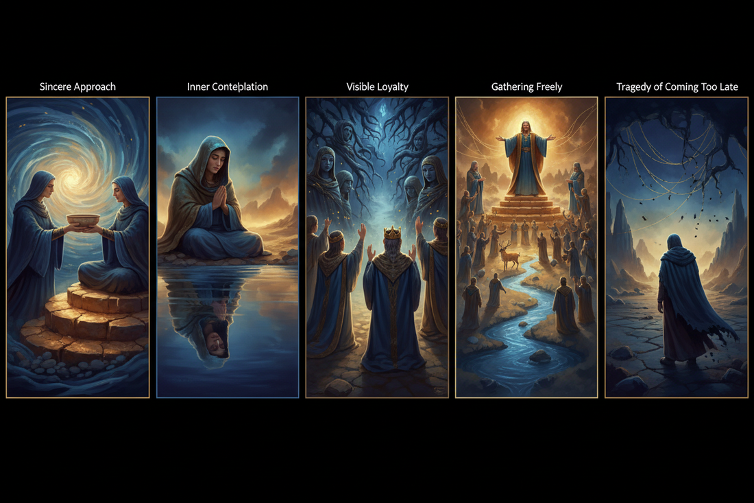 Hexagram 8 Bi - Complete Guide Part 2: The Six Lines and the Stages of Holding Together