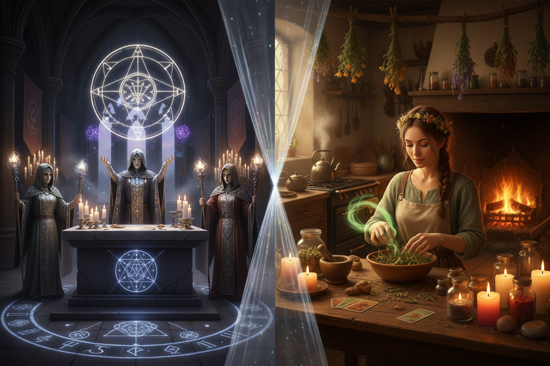 High Magic vs Low Magic: Ceremonial vs Folk - Nicole's ritual universe