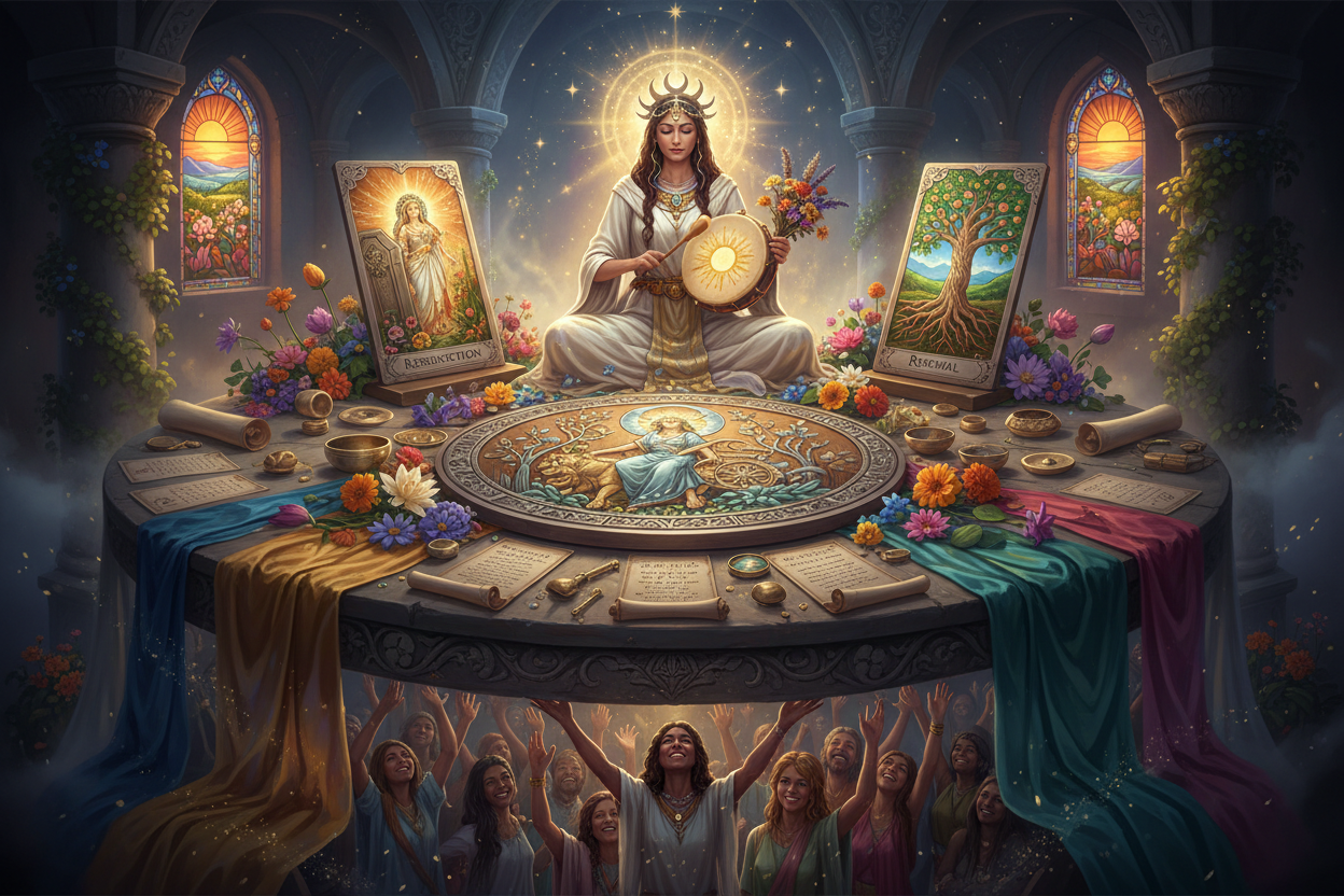 Orcaleo Ritual Hilaria Divination: Joy Oracle & Cybele Tarot Spreads – Nicole's ritual ...