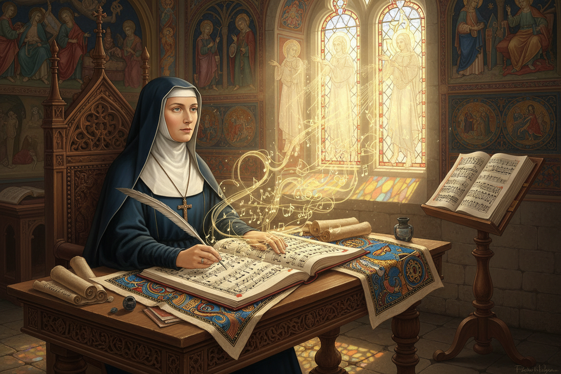 Medieval Composter Hildegard von Bingen: Medieval Mystic and Composer – Nicole's ritual ...