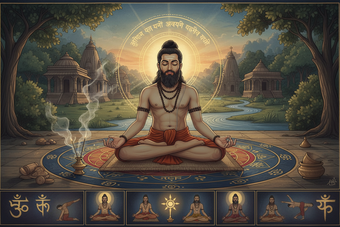 Hindu Meditation Vedic Dhyana Yoga Transcendence - Nicole's ritual universe