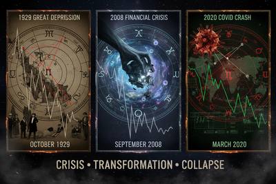 Historical Analysis: 1929, 2008, 2020 Crashes Through Astrology