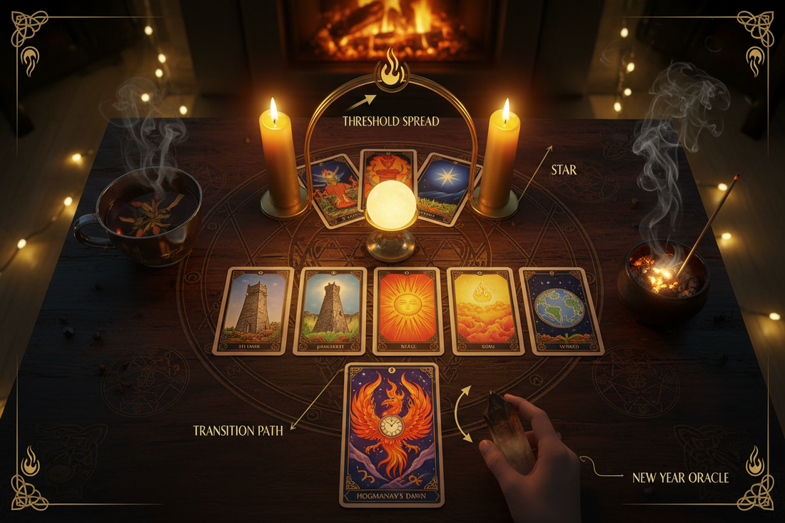 Hogmanay Divination: Threshold Tarot Spreads and First Footer Oracle Readings