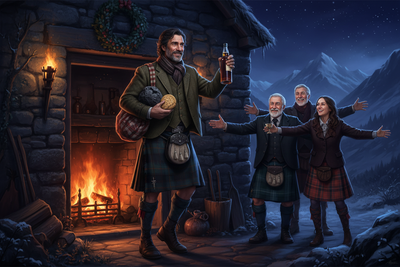Hogmanay Folklore: First Footer Legends, Fire Festivals, and Threshold Magic