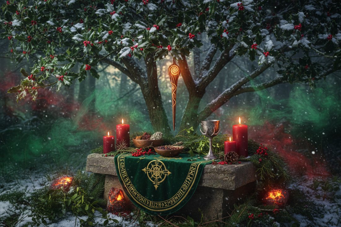 Holly Wand: Magical Properties, Winter Solstice & the Warrior King of the Dark Half