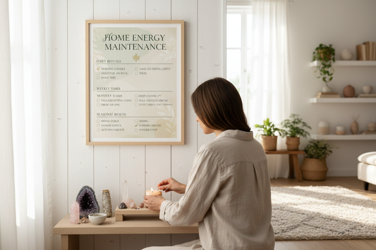 Home Energy Maintenance Schedule (Daily, Weekly, Monthly)