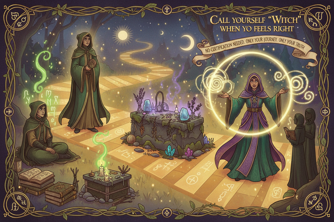 How Long Should You Practice Before Calling Yourself a Witch? - Nicole's ritual universe