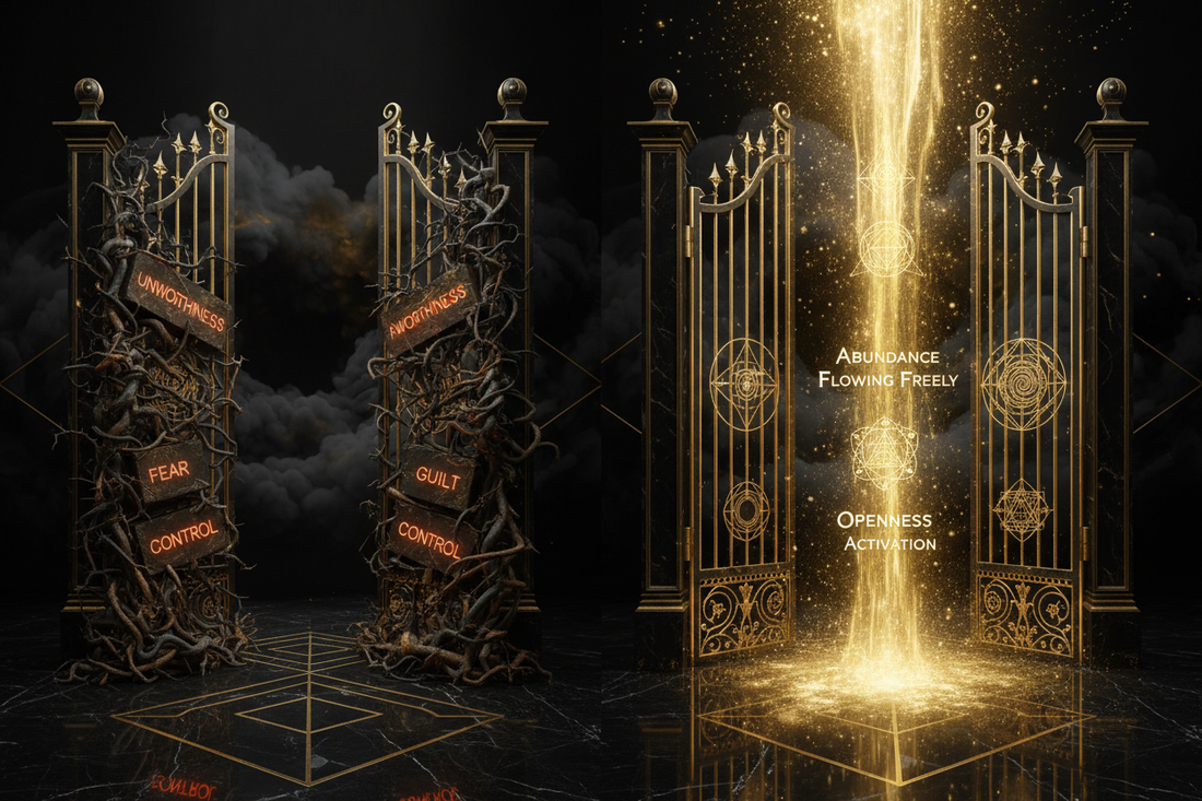 How Open the Abundance Gate Dissolves Receiving Blocks - Nicole's ritual universe