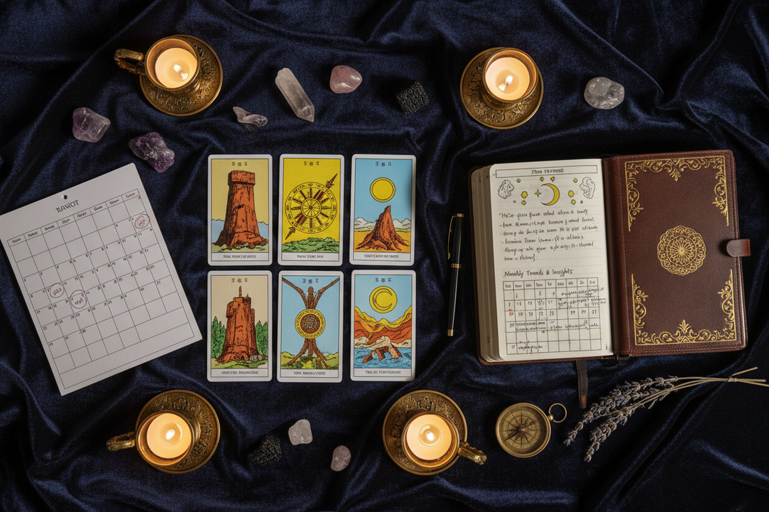 How to Do a Monthly Tarot Review: Tracking Patterns Across 30 Days