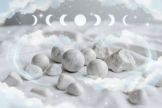 Howlite: Calming Stone for Sleep & Patience - Complete Guide Nicole's ritual universe
