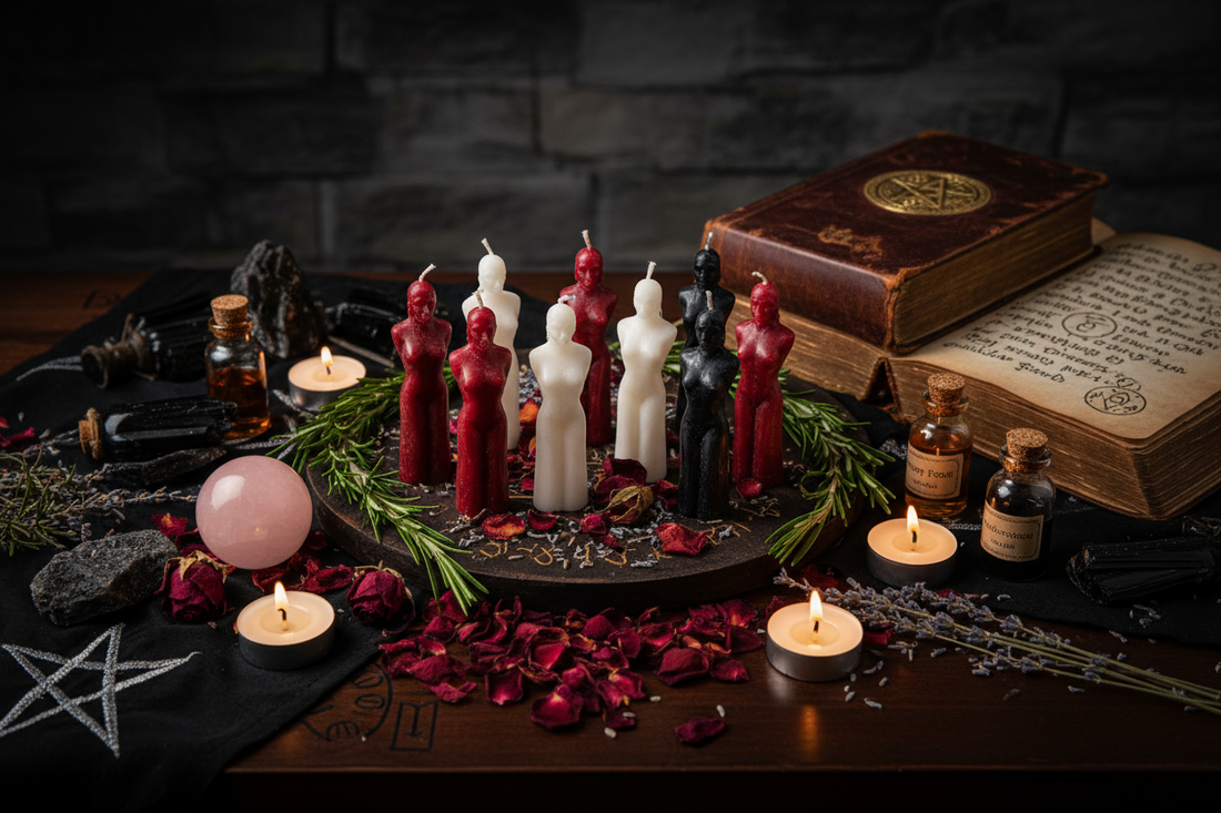 Human Figure Candle Spells: Love, Healing & Uncrossing Rituals