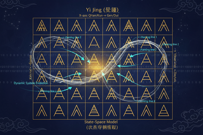 The I Ching as a State-Space Model: Hexagrams as System States