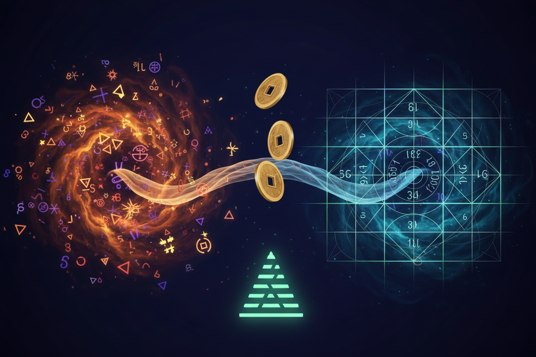 The Bridge: Why the I Ching Is the Meeting Point of Combinatorial and Generative Mysticism