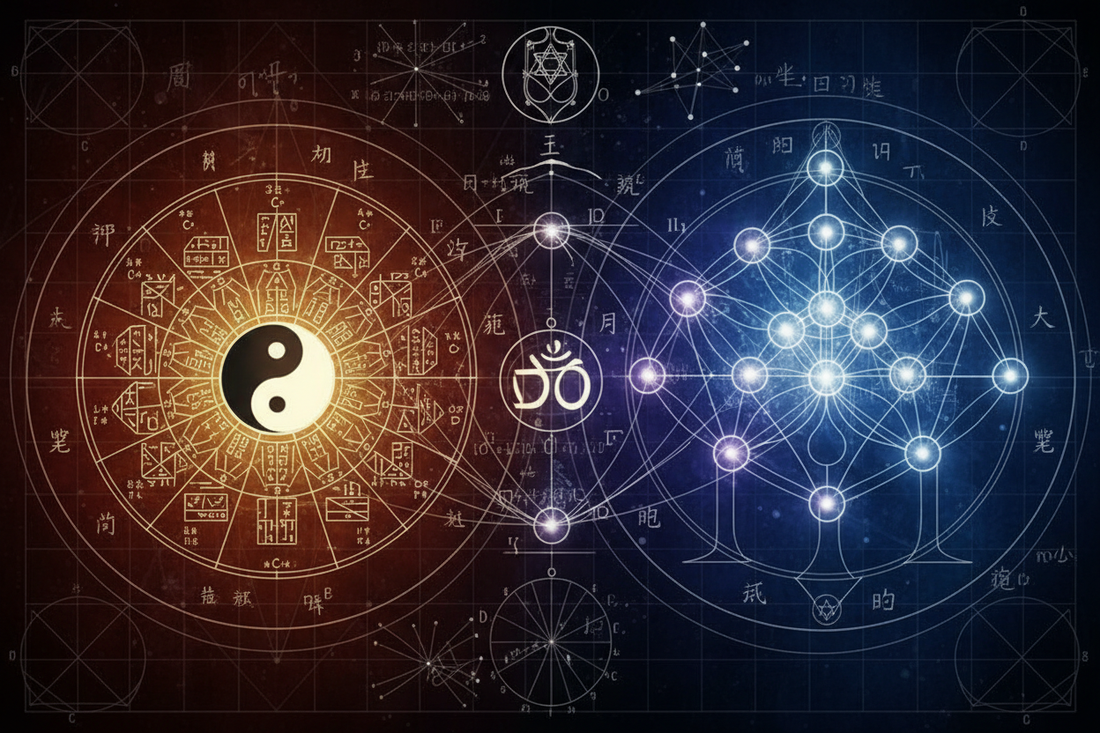 East Meets West: I Ching ↔ Kabbalah - When Chinese and Hebrew Systems Converge - Nicole's ritual universe
