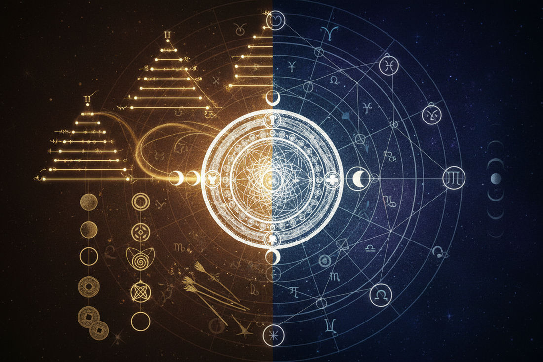 I Ching Timing vs Astrological Transits: When to Act, When to Wait - Nicole's ritual universe