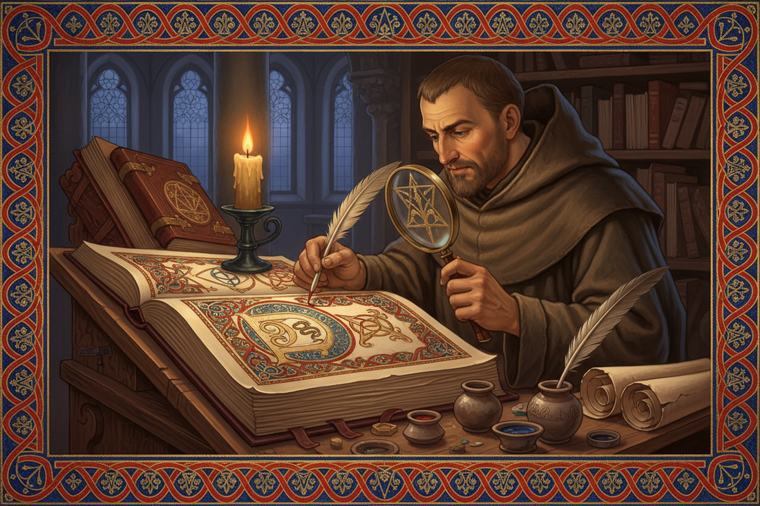 Illuminated Manuscripts: Art, Prayer & Encoded Symbols - Nicole's ritual universe
