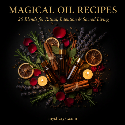 Magical Oil Recipes 20 Blends guide cover