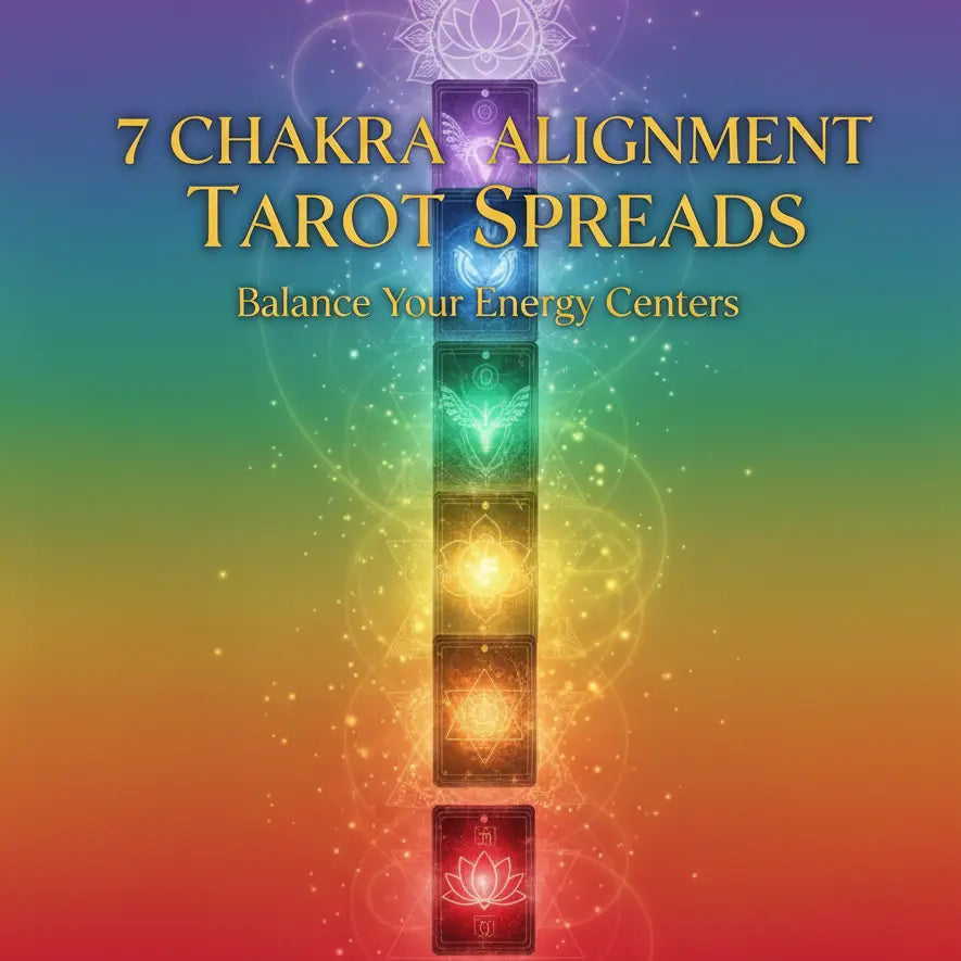 7 Chakra Alignment Tarot Spreads guide cover