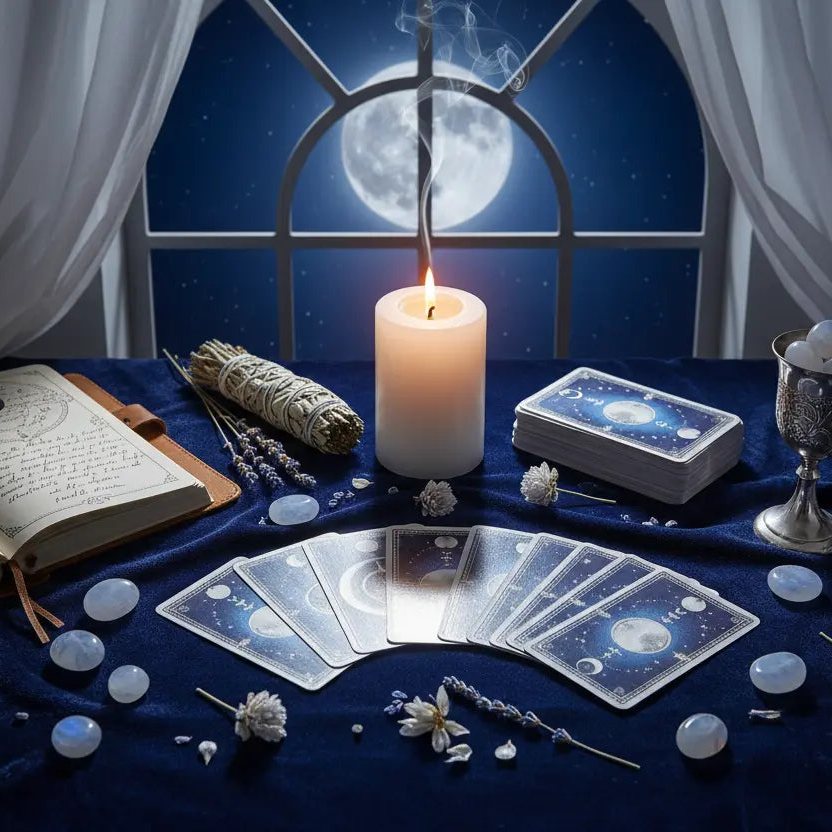 8 Moon Phase Tarot Rituals lifestyle scene