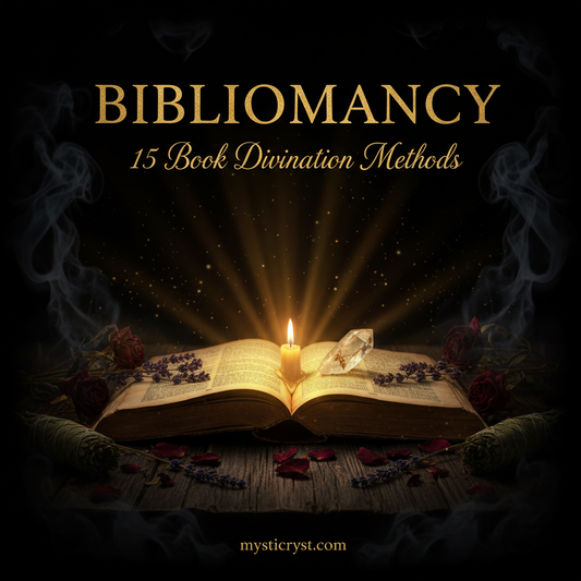 Bibliomancy 15 Book Divination Methods guide cover