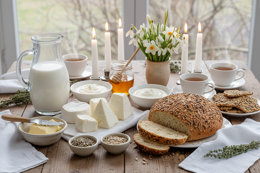 Imbolc Foods: Dairy & Seeds Symbolism