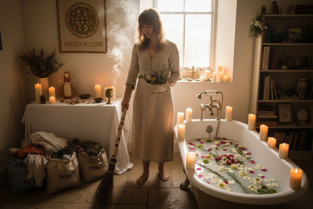 Imbolc Purification Rituals: Spring Cleaning as Sacred Practice