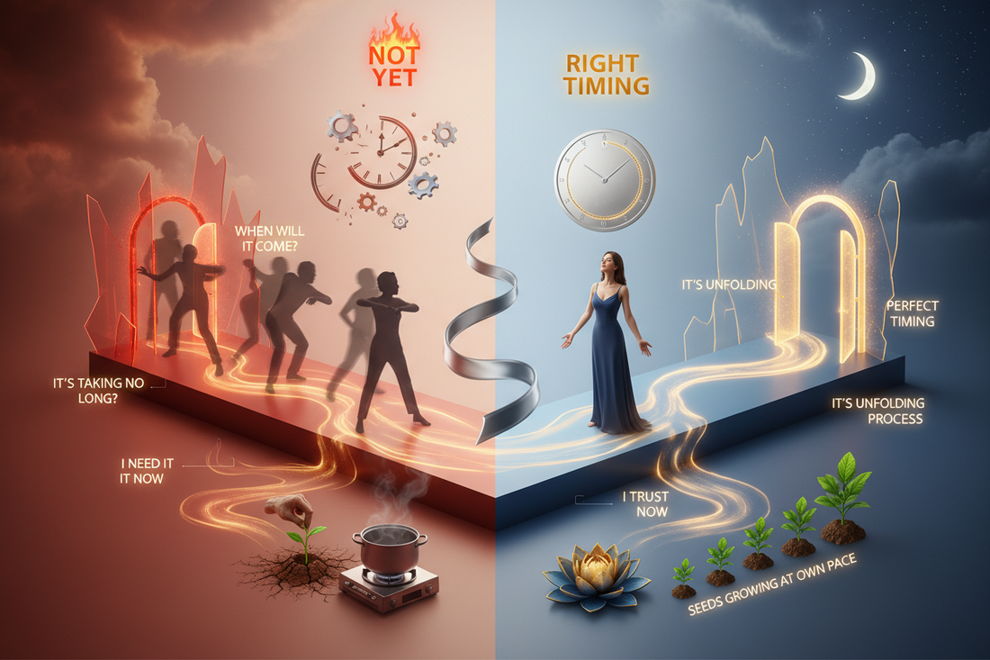 Impatience and Manifestation: Why Timing Matters - Nicole's ritual universe