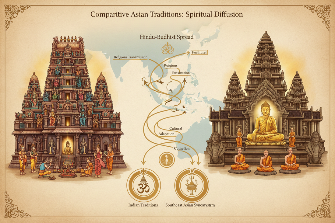 Indian vs Southeast Asian: Hindu-Buddhist Spread - Nicole's ritual universe