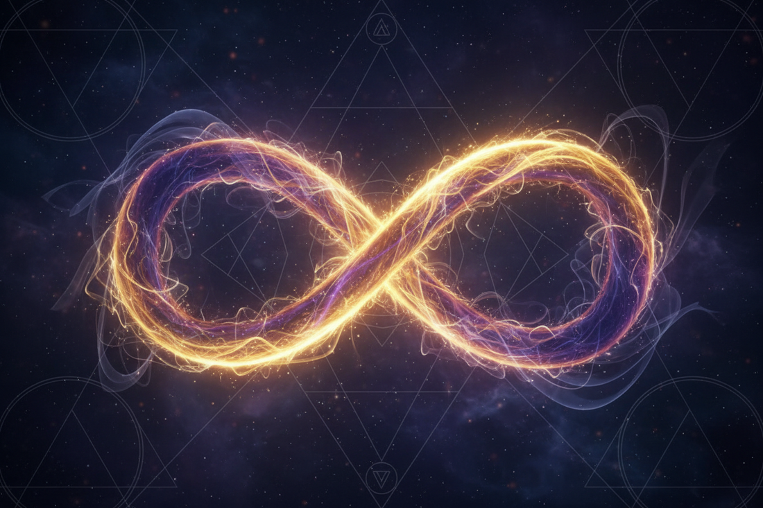 Infinity Symbol Energy Flow: How the Figure-Eight Pattern Moves Energy Through Body, Space, and Universe