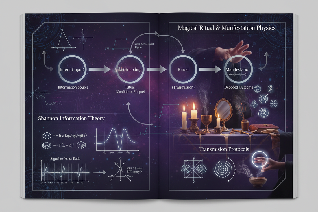 Information Theory & Ritual Magic: Symbols, Encoding, and the Physics of Manifestation